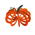 Orange Horseshoe Pumpkin – Handcrafted Metal Fall Decor