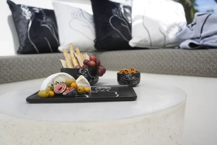 PLATTER RECTANGLE SET OF 2 - in good taste
