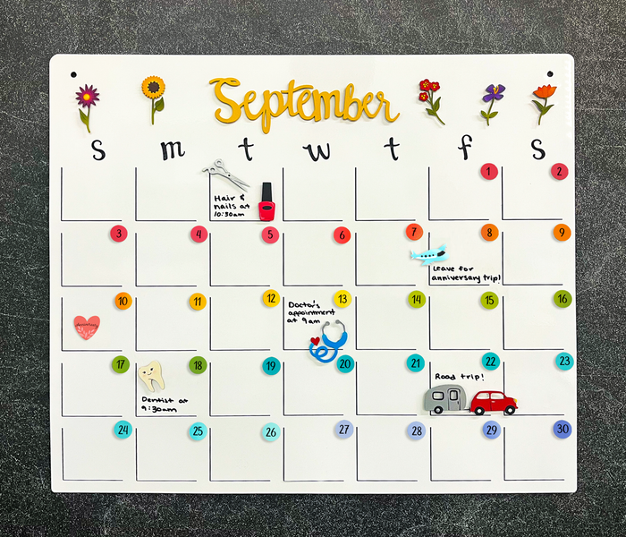 Romance Calendar Magnets S/4