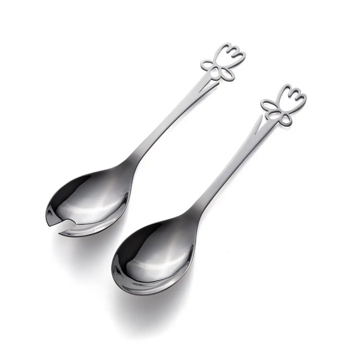 SALAD SERVERS MEDIUM - daffodil