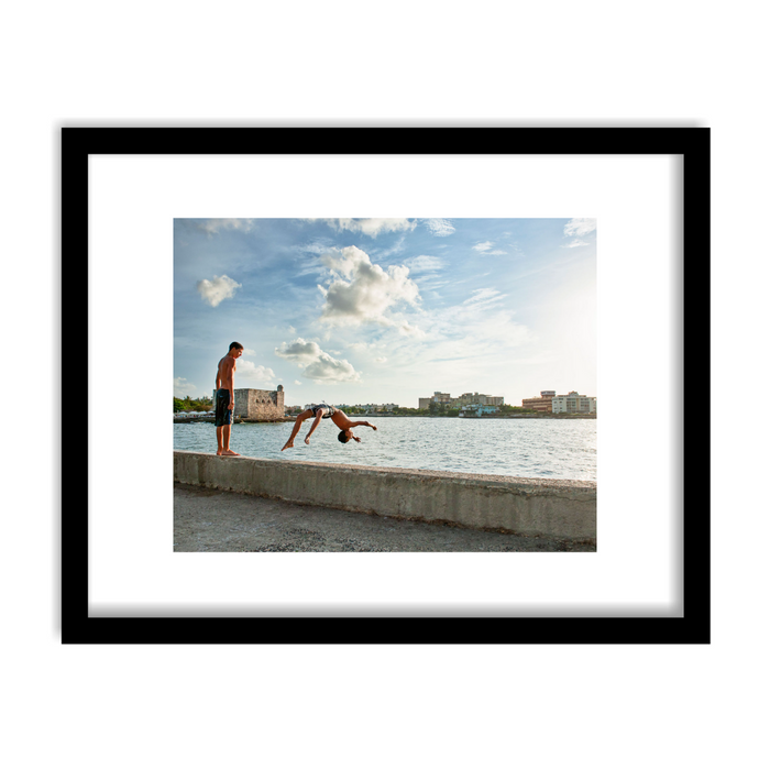"Sense of Freedom, Havana Cuba" Framed Print Art Print Lindsay Upson Photography 11" x 14" Finished Frame Black