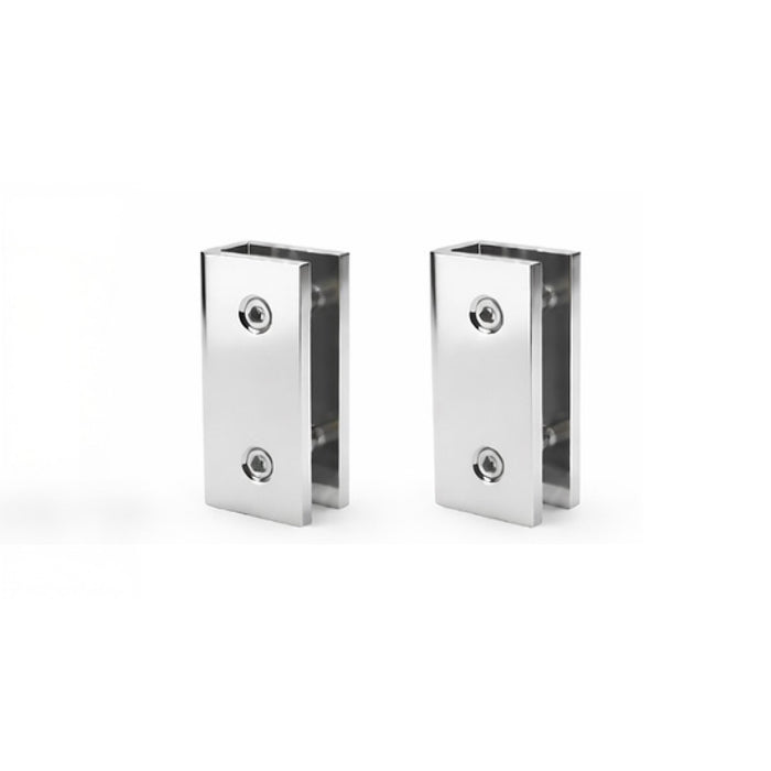 Shower Screen Clip Mounting Kit 3 Pack - Chrome Shower Screens Arova