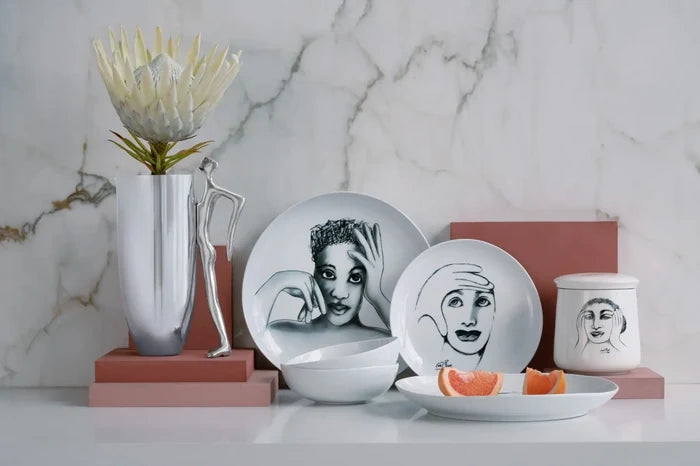 SIDE PLATE SET OF 4 - in vogue