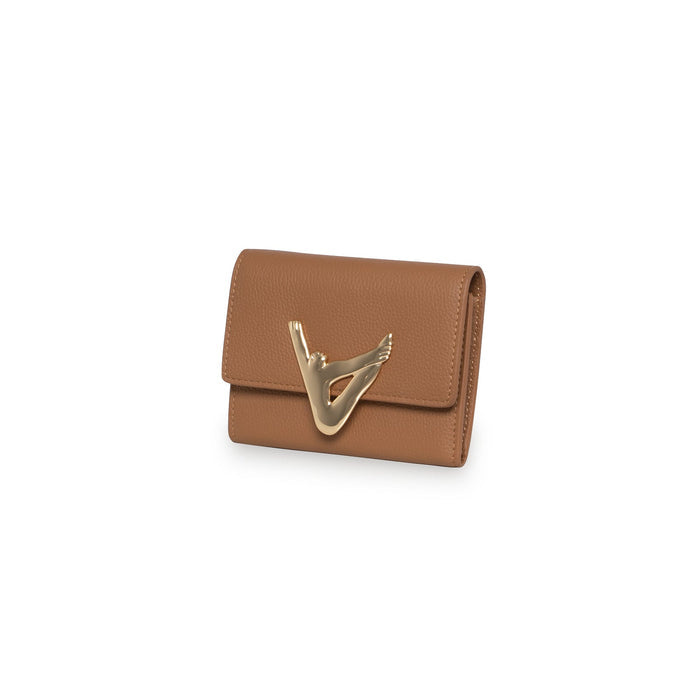 SMALL PURSE - toe touch - brown