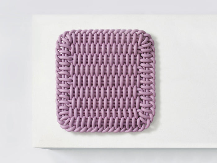 Square Seat Cushion Seat Pad Shore Studios Small Monochrome Lavender