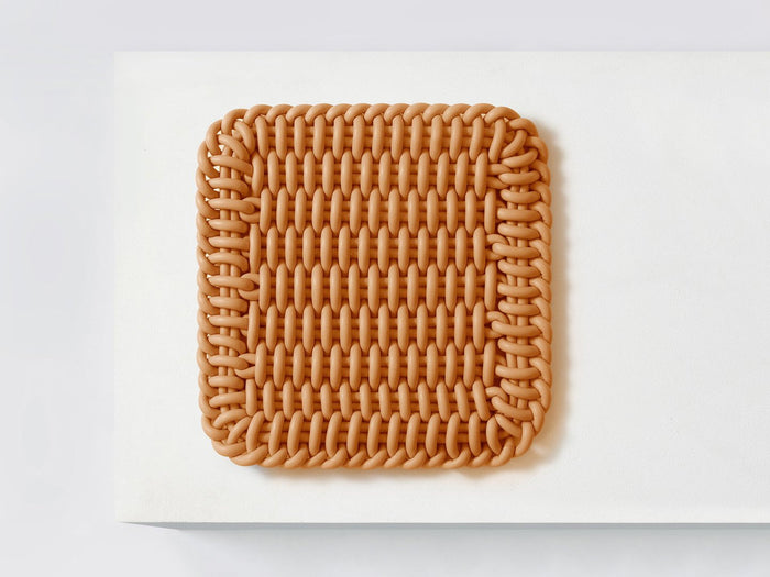 Square Seat Cushion Seat Pad Shore Studios Small Monochrome Peach