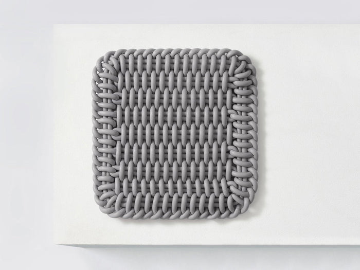 Square Seat Cushion Seat Pad Shore Studios Small Monochrome Slate