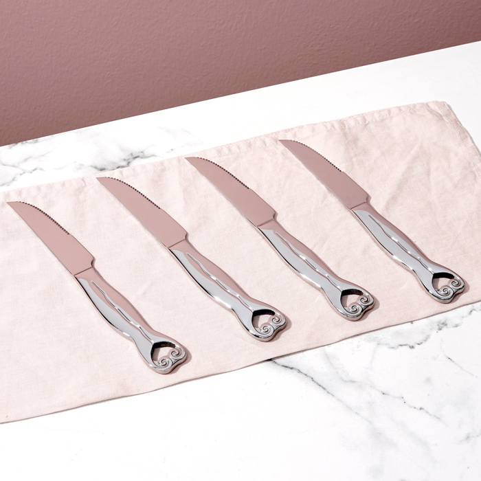 STEAK KNIFE SET OF 4 - hanging wave