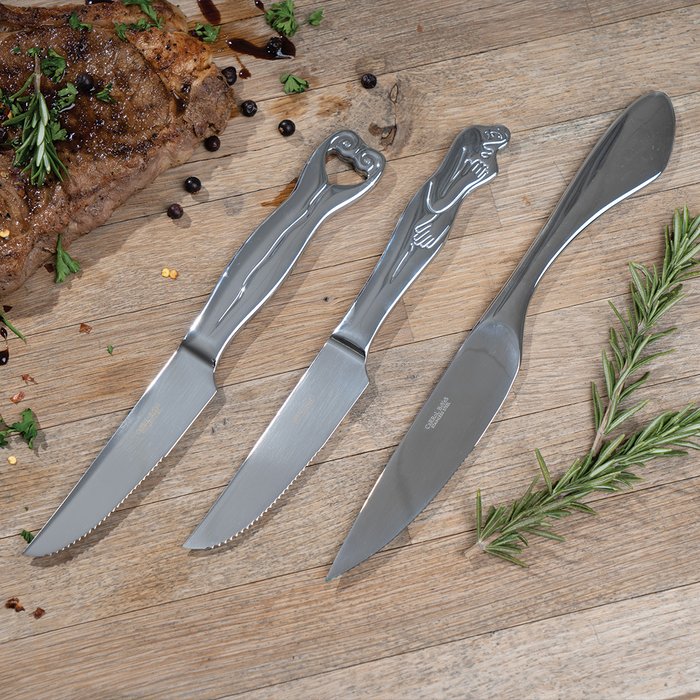 STEAK KNIFE SET OF 4 - hanging wave