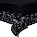 TABLECLOTH 160 x 300 - well framed - black
