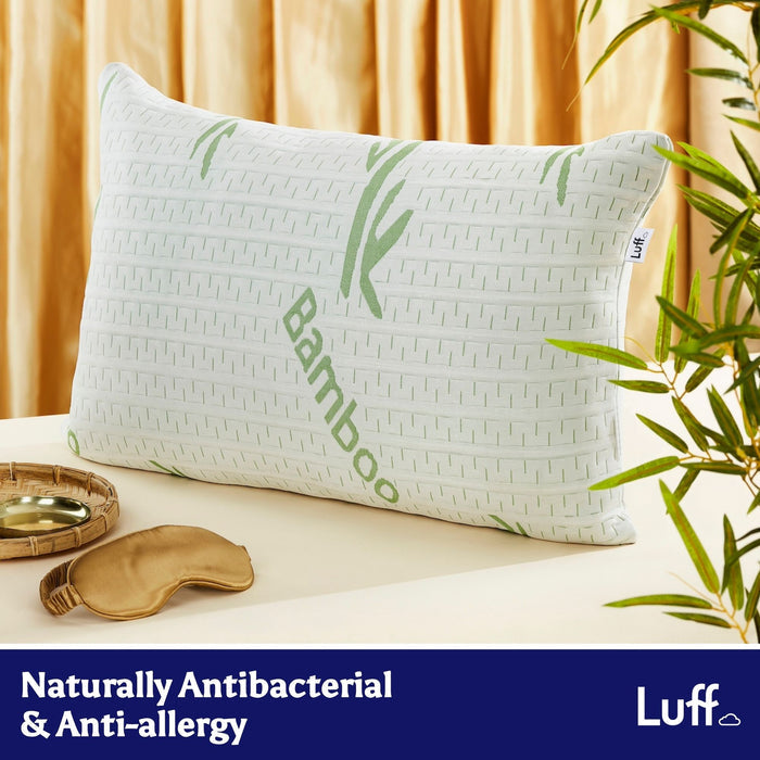 The Bamboo Forest Hollowfibre Pillow - Luff Sleep