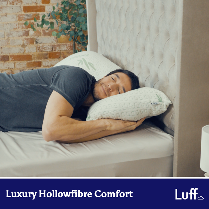 The Bamboo Forest Hollowfibre Pillow - Luff Sleep