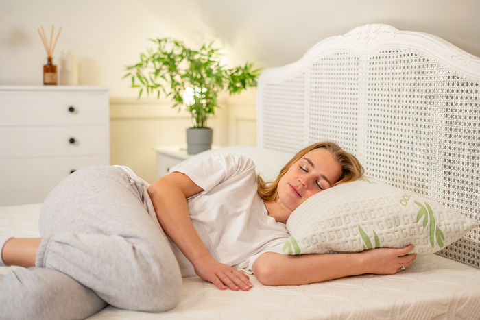 The Bamboo Forest Hollowfibre Pillow - Luff Sleep