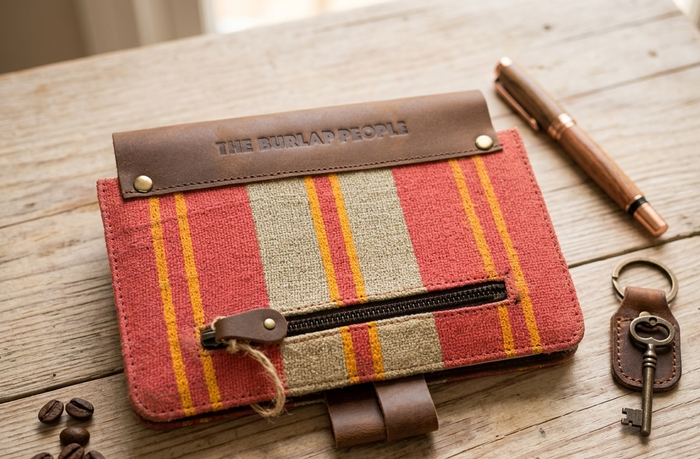 The Burlap Journal — Handmade Paper| Kalaa