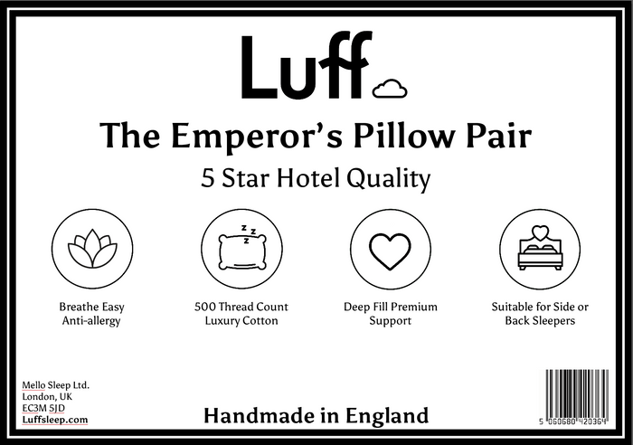 The Emperor's Pillow Pair - Luff Sleep