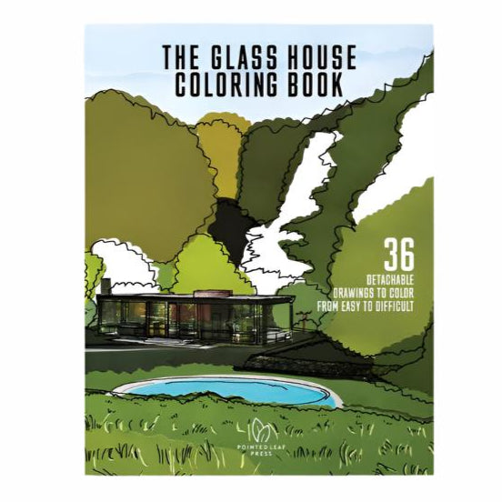 The Glass House Coloring Book Book Pointed Leaf Press