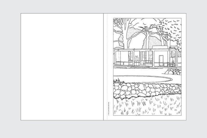 The Glass House Coloring Book Book Pointed Leaf Press