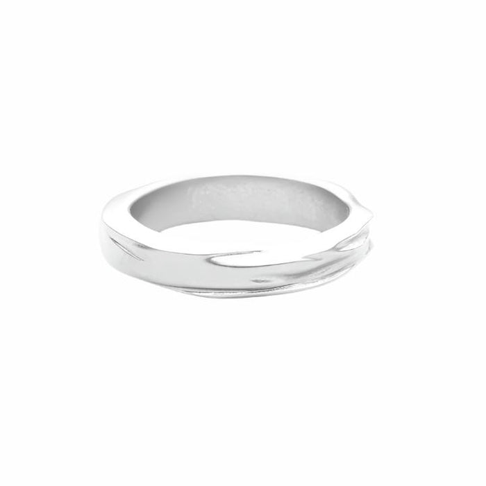 Thick Ring Jewelry Skultuna large Matte Steel
