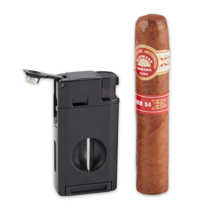 Torch Lighter with V cut and punch
