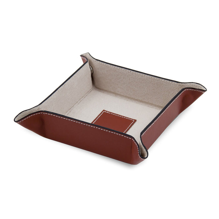 Violet leather snap valet