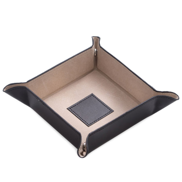 Violet leather snap valet