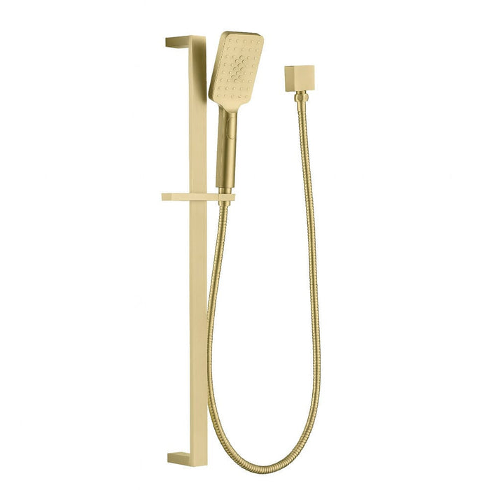 Viva Shower Rail Brushed Gold Showers Arova