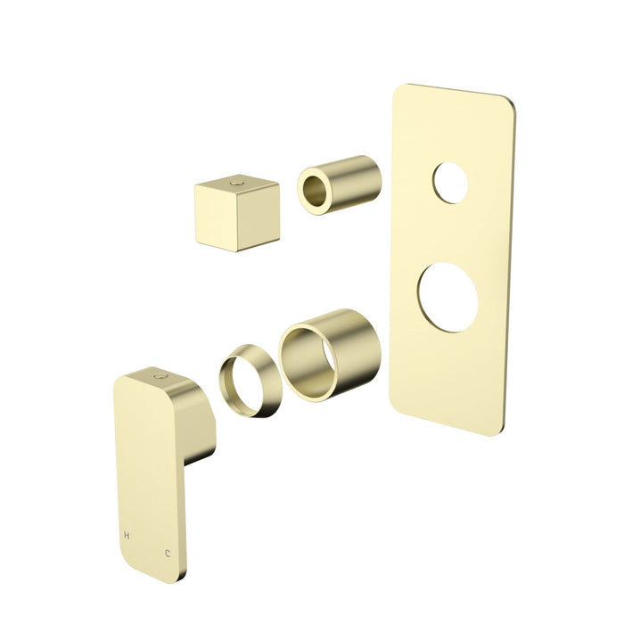 VIVA Shower / Bath Mixer with Divertor Trim Kit Brushed Gold - BT2081BG Tapware Arova