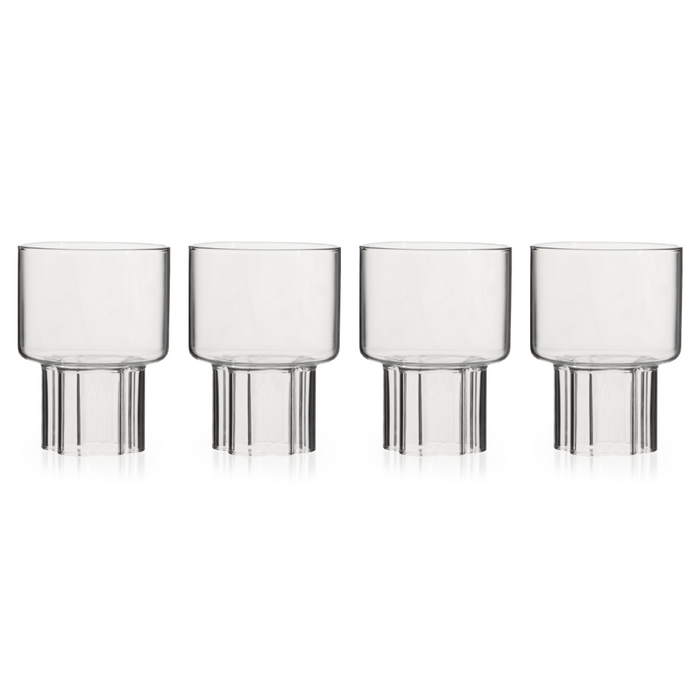 WINE GLASS SET OF 4 - wavy