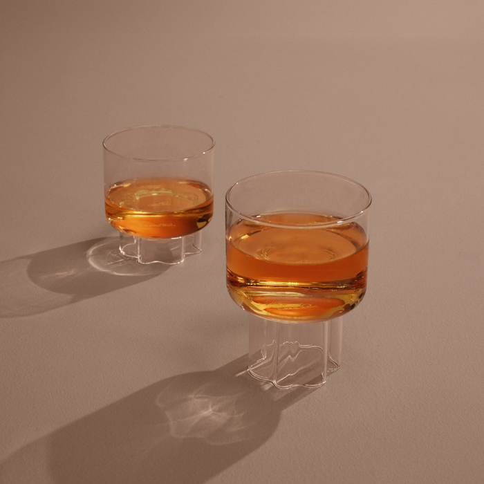 WINE GLASS SET OF 4 - wavy